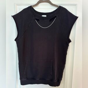 Saint Laurent black t-shirt sweater